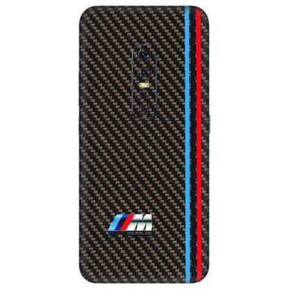 VIVO Z/V/X/T/U/S Series Phone Skins (All Models) - BM Carbon Fiber Feels - 3D Embossed Finish (L-38) Vivo V17 Pro