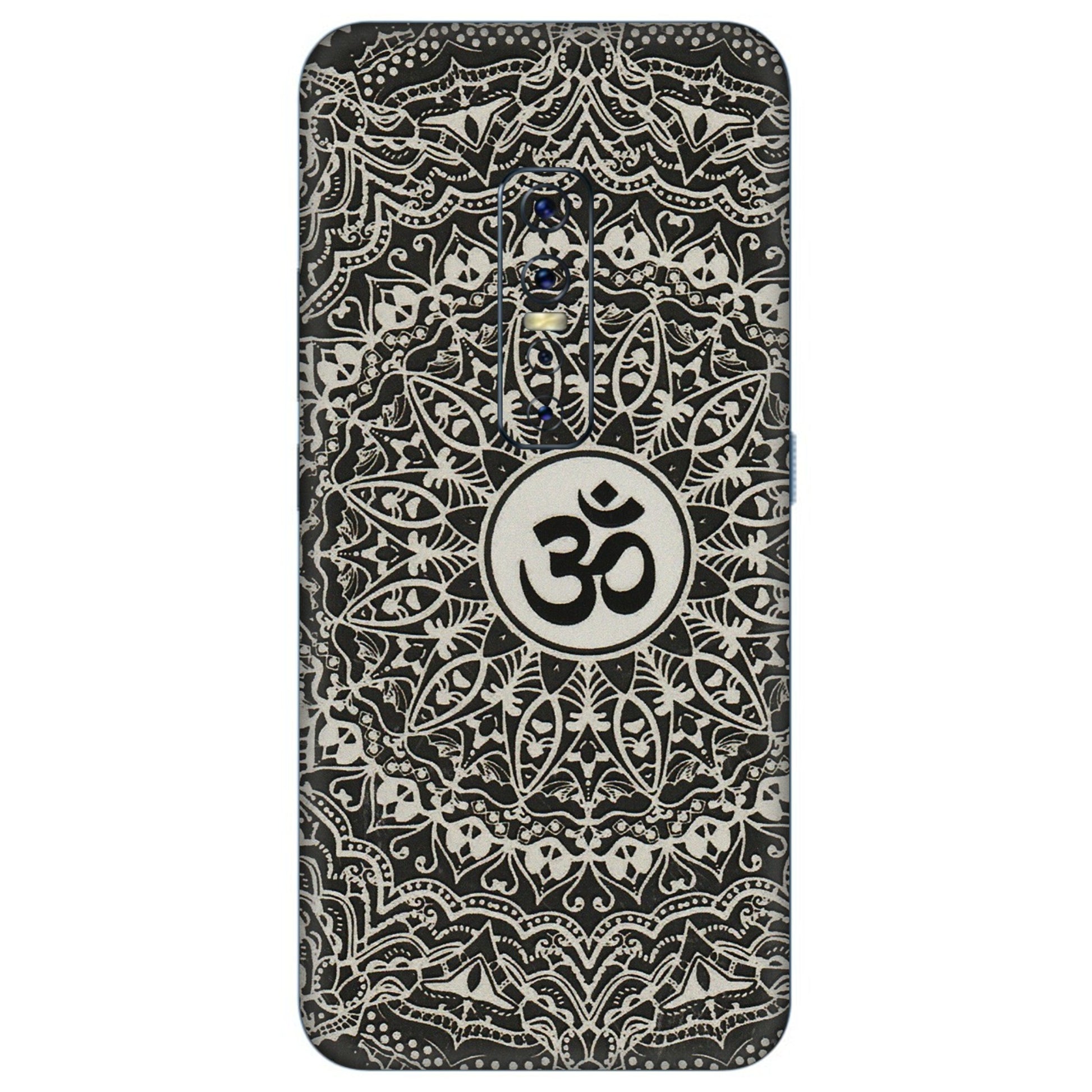VIVO Z/V/X/T/U/S Series Phone Skins (All Models) - Aum Elegant Mandala - 3D Embossed Finish (L-62) Vivo V17 Pro