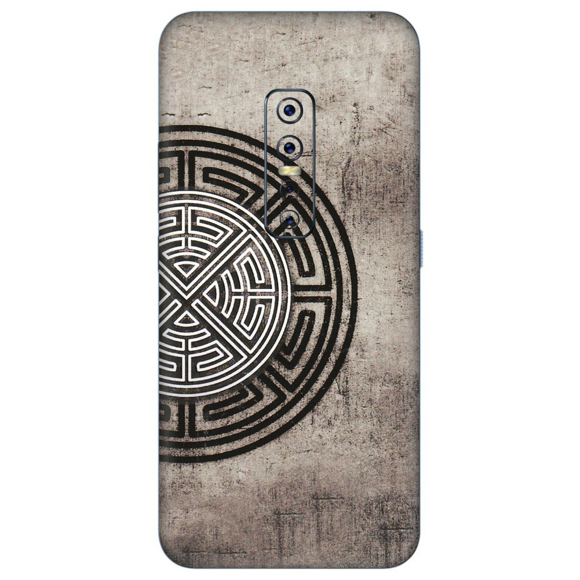 VIVO Z/V/X/T/U/S Series Phone Skins (All Models) - Mysterious Circular Design - 3D Embossed Finish (L-63) Vivo V17 Pro
