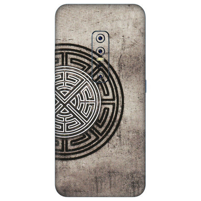 VIVO Z/V/X/T/U/S Series Phone Skins (All Models) - Mysterious Circular Design - 3D Embossed Finish (L-63) Vivo V17 Pro