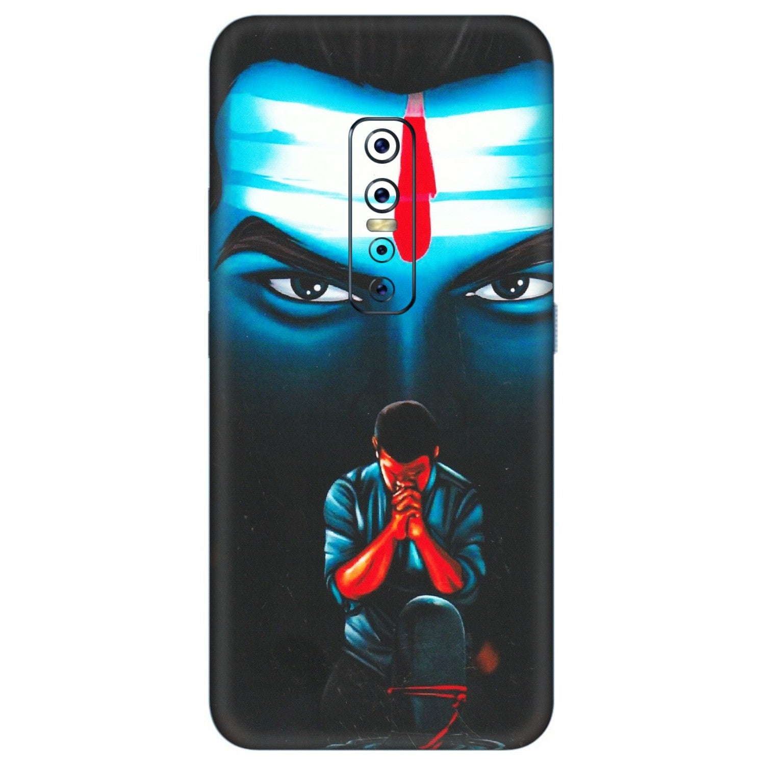 VIVO Z/V/X/T/U/S Series Phone Skins (All Models) - Mahakal Bhakt - Matte Finish (M-112) Vivo V17 Pro