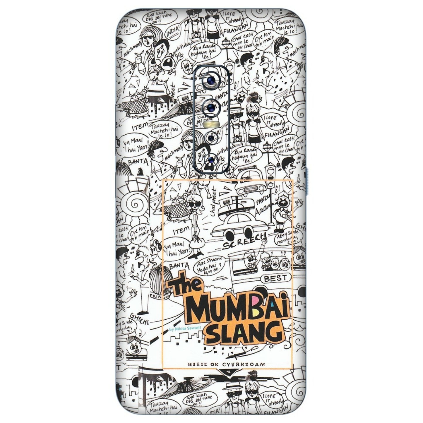 VIVO Z/V/X/T/U/S Series Phone Skins (All Models) - The Mumbai Slang - Matte Finish (M-142) Vivo V17 Pro