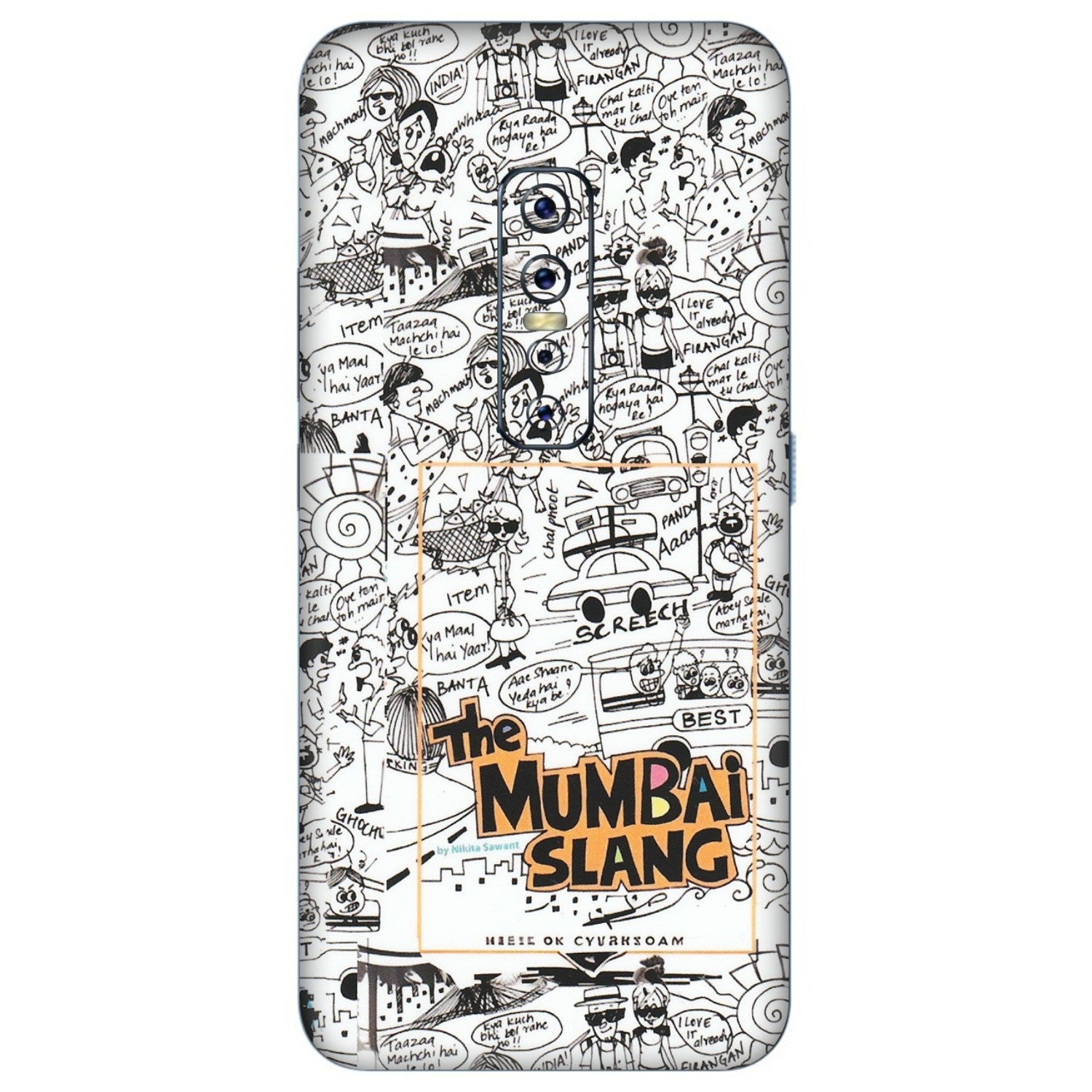 VIVO Z/V/X/T/U/S Series Phone Skins (All Models) - The Mumbai Slang - Matte Finish (M-142) Vivo V17 Pro