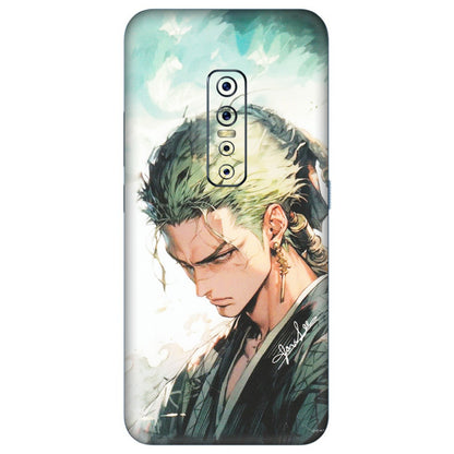 VIVO Z/V/X/T/U/S Series Phone Skins (All Models) - Pirate Hunter One Piece Anime - Matte Finish (M-157) Vivo V17 Pro