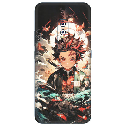 VIVO Z/V/X/T/U/S Series Phone Skins (All Models) - Tanjiro Demon Slayer Anime - Matte Finish (M-158) Vivo V17 Pro