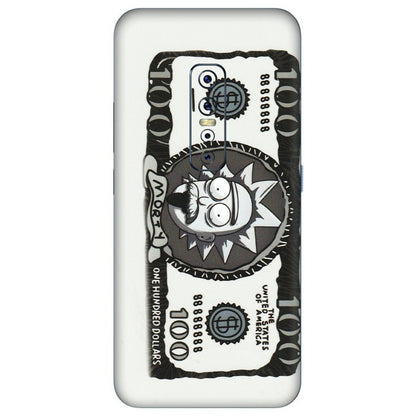 VIVO Z/V/X/T/U/S Series Phone Skins (All Models) - Rick And Morty Hundred Dollar Anime - Matte Finish (M-161) Vivo V17 Pro