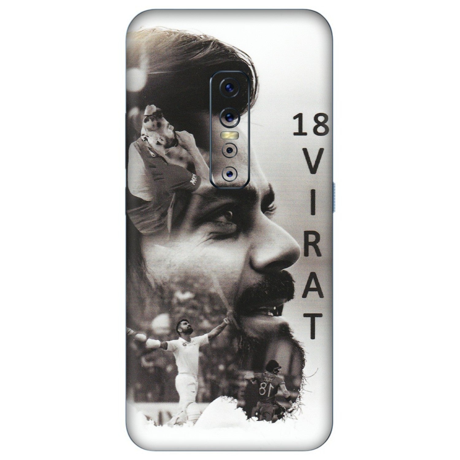VIVO Z/V/X/T/U/S Series Phone Skins (All Models) - Virat Kohli Cricketer - Matte Finish (M-163) Vivo V17 Pro