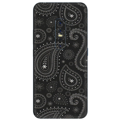 VIVO Z/V/X/T/U/S Series Phone Skins (All Models) - Black Sober Kerry - Matte Finish (M-37) Vivo V17 Pro