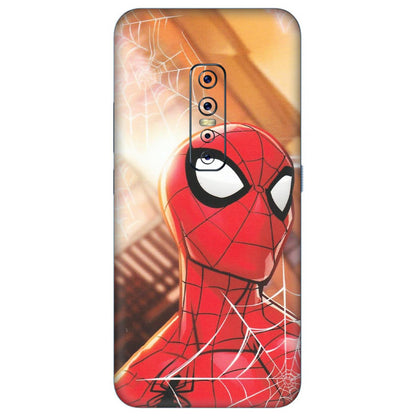 VIVO Z/V/X/T/U/S Series Phone Skins (All Models) - Spiderman Face New - Matte Finish (M-41) Vivo V17 Pro