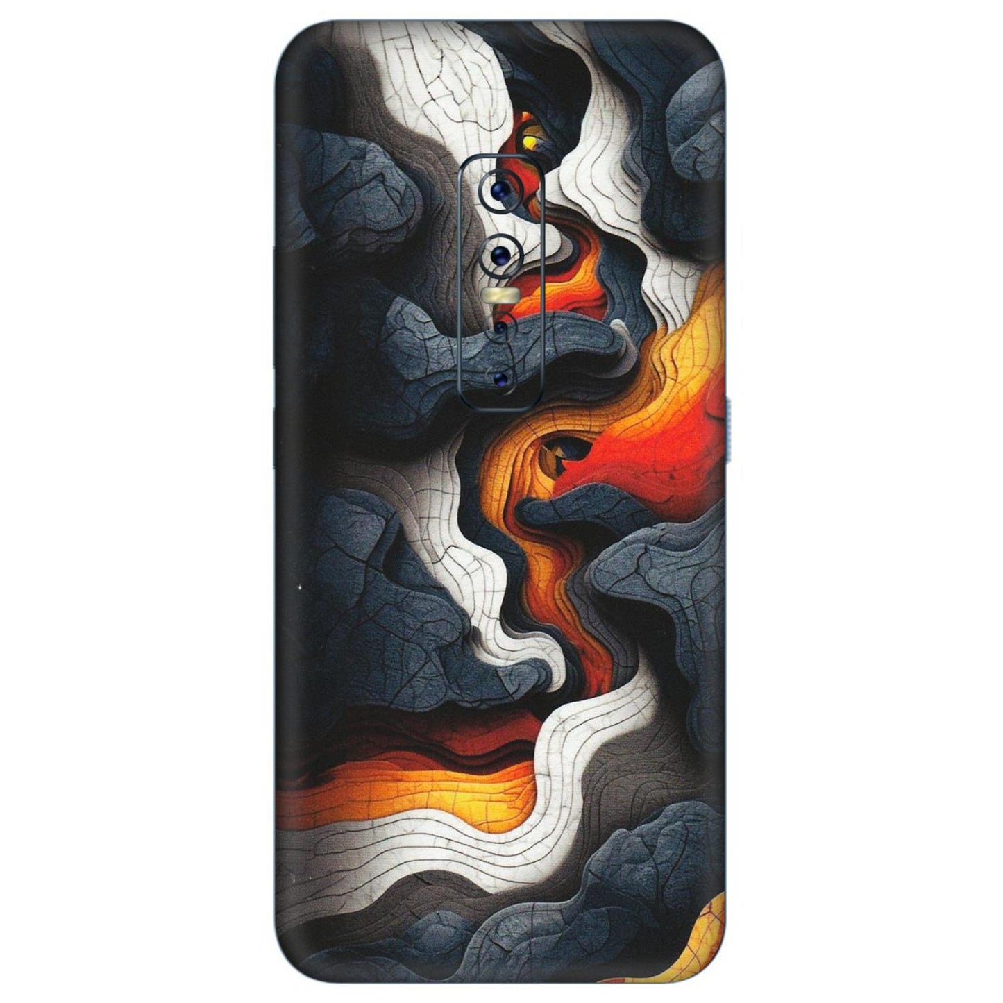 VIVO Z/V/X/T/U/S Series Phone Skins (All Models) - Abstract Volcanic Layers - Matte Finish (M-52) Vivo V17 Pro