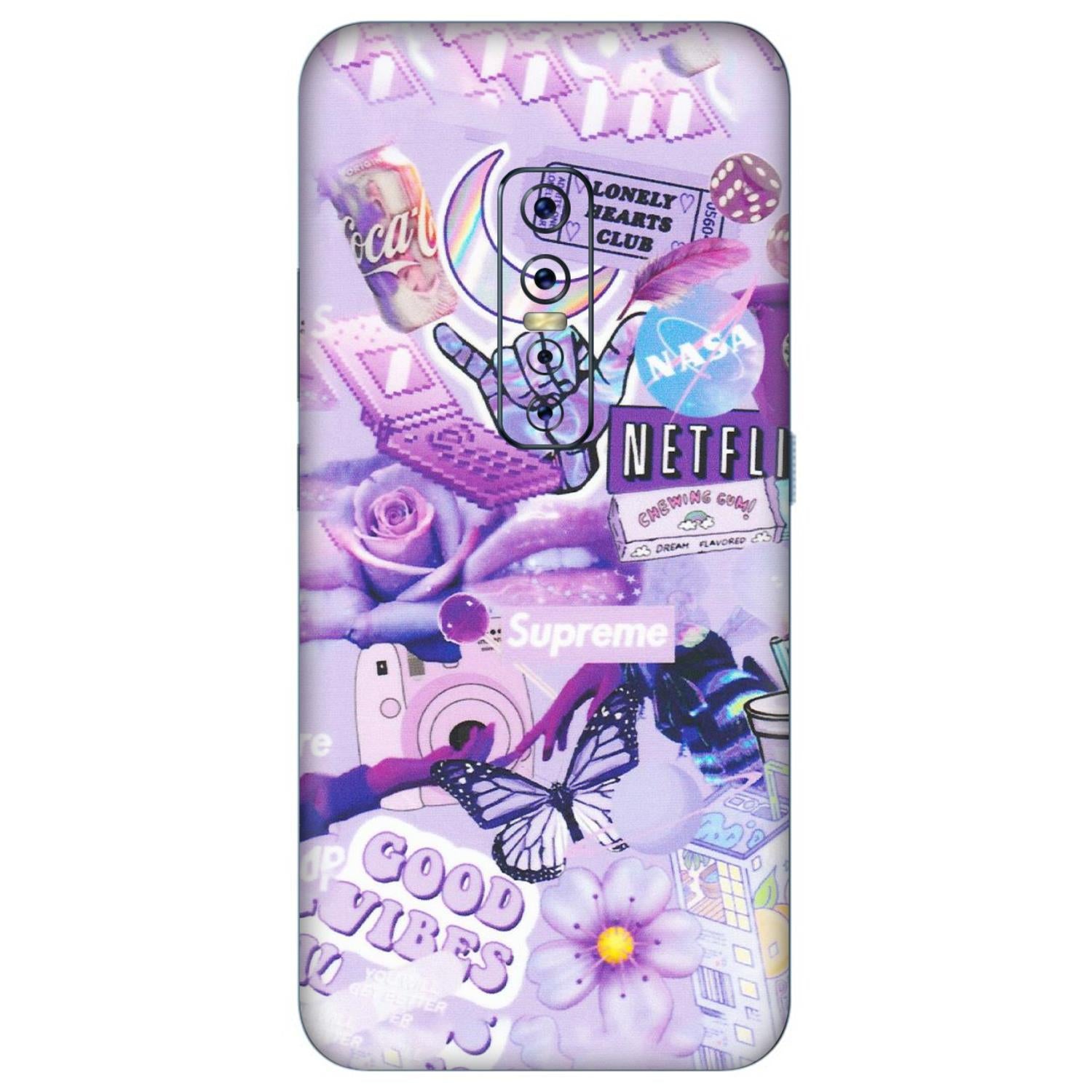 VIVO Z/V/X/T/U/S Series Phone Skins (All Models) - Supreme Purple Magic - Matte Finish (M-88) Vivo V17 Pro