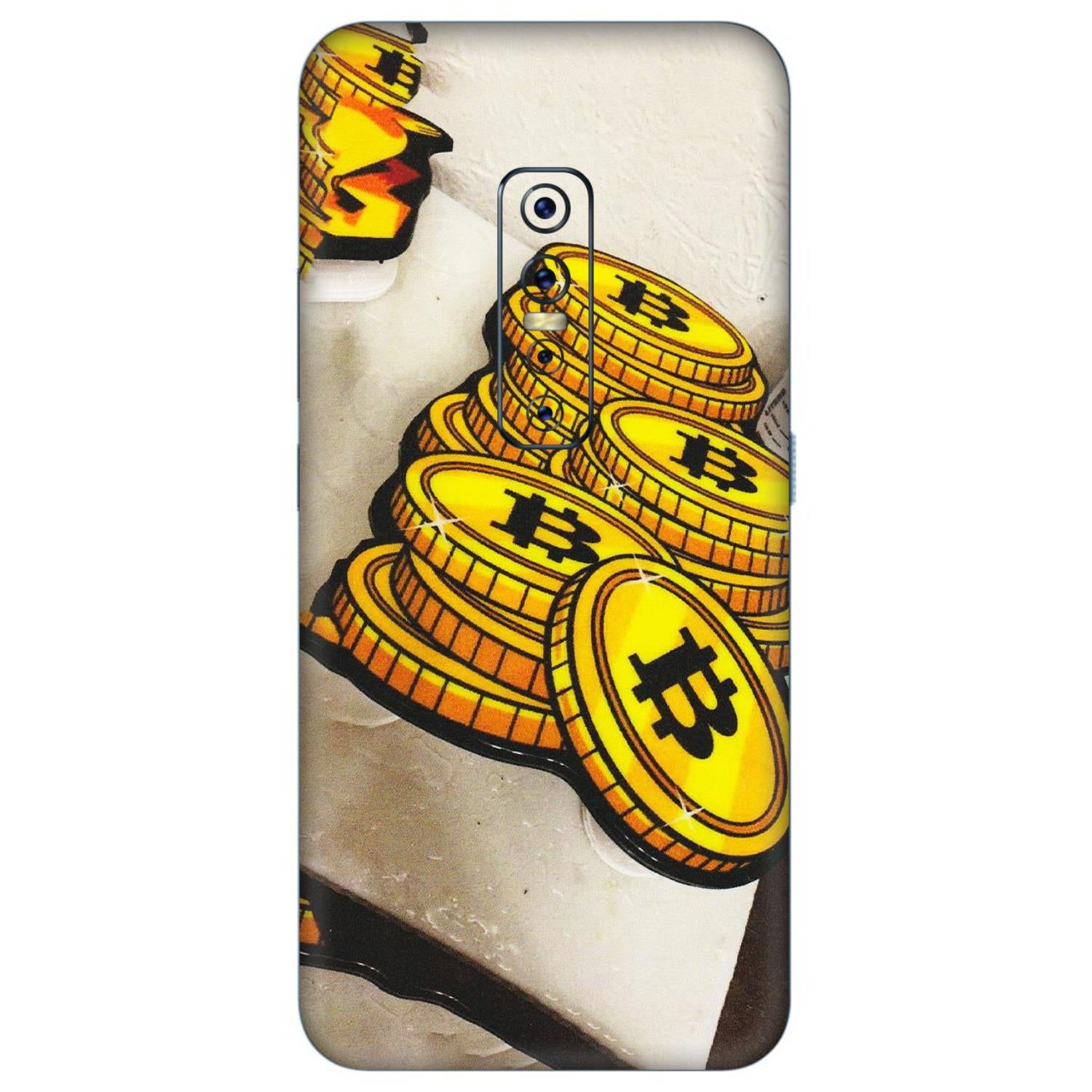 VIVO Z/V/X/T/U/S Series Phone Skins (All Models) - Billionaire Bitcoin Collection - Matte Finish (M-92) Vivo V17 Pro