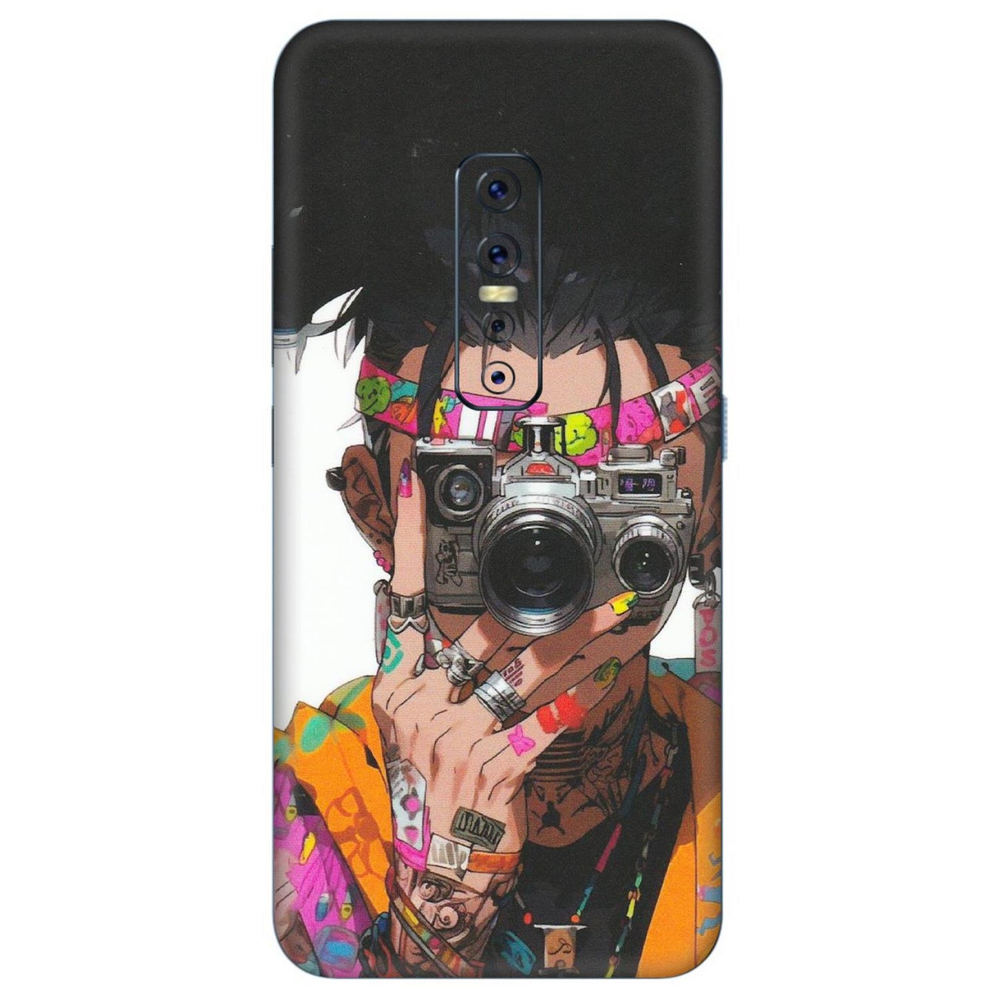 VIVO Z/V/X/T/U/S Series Phone Skins (All Models) - Camera Lover Girl - Matte Finish (M-09) Vivo V17 Pro