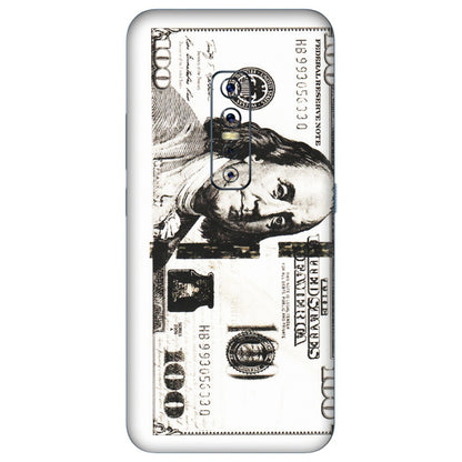 VIVO Z/V/X/T/U/S Series Phone Skins (All Models) - 100 Dollar Currency - Transparent Finish (T-01) Vivo V17 Pro