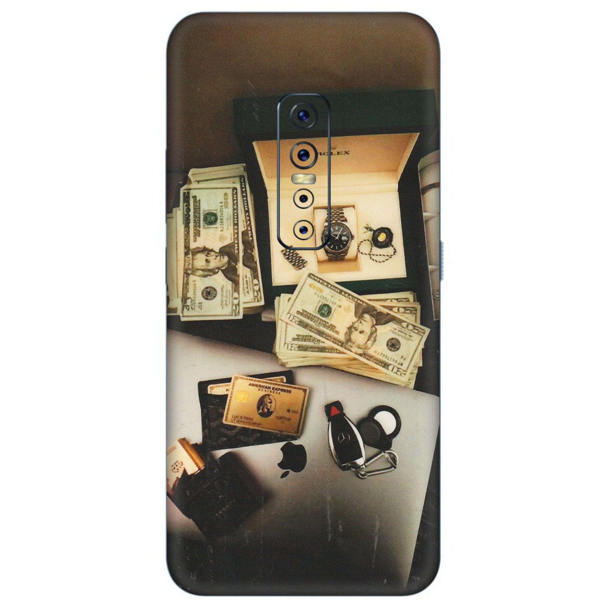 VIVO Z/V/X/T/U/S Series Phone Skins (All Models) - Luxury Lifestyle - Transparent Finish (T-11) Vivo V17 Pro