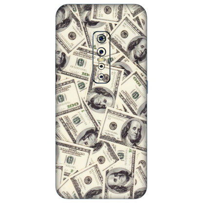 VIVO Z/V/X/T/U/S Series Phone Skins (All Models) - Dollar Lover - Transparent Finish (T-17) Vivo V17 Pro