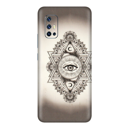 VIVO Z/V/X/T/U/S Series Phone Skins (All Models) - Illuminati Great Eye - Transparent Finish (T-14) Vivo V17