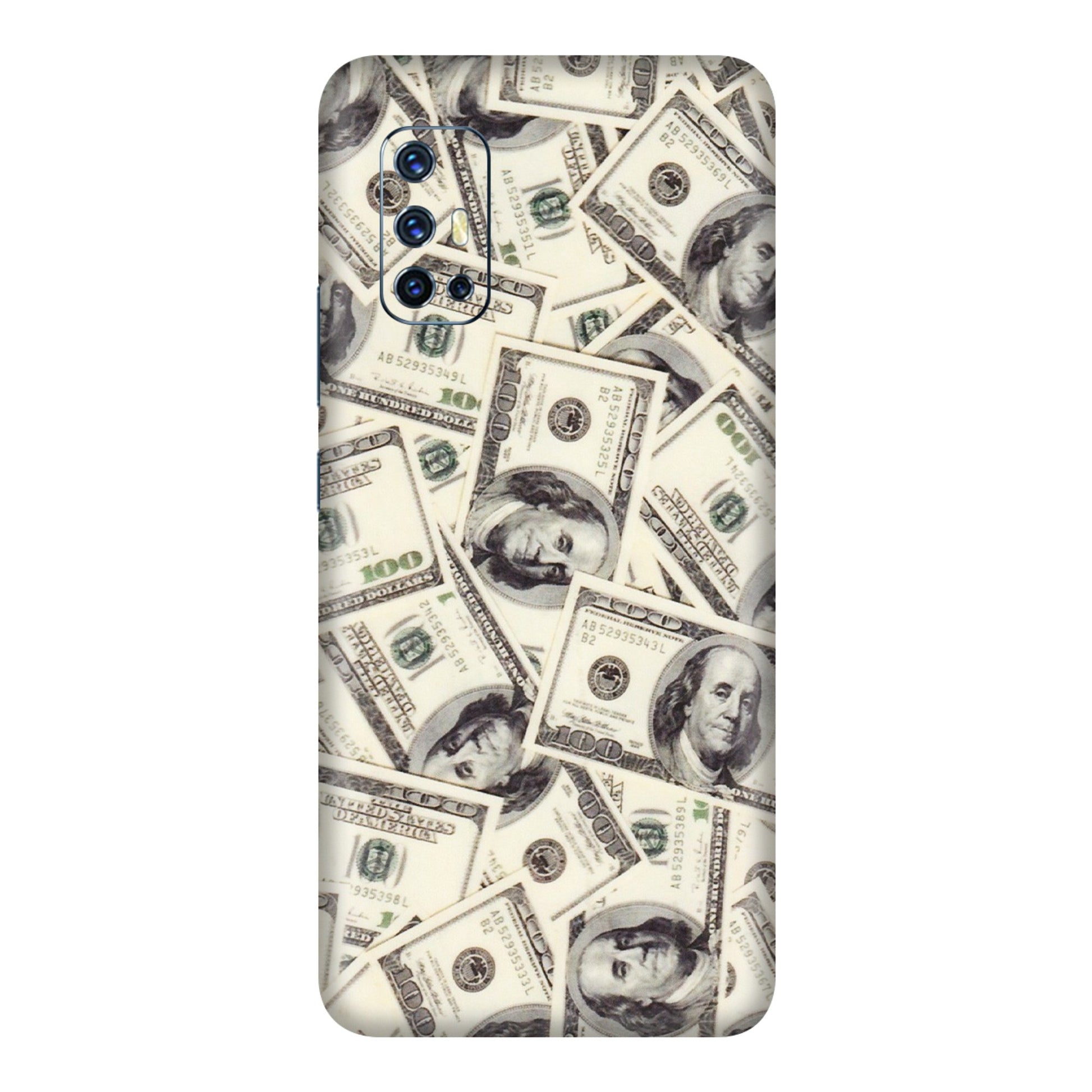 VIVO Z/V/X/T/U/S Series Phone Skins (All Models) - Dollar Lover - Transparent Finish (T-17) Vivo V17