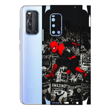 VIVO Z/V/X/T/U/S Series Phone Skins (All Models) - SpiderMan New - 3D Embossed Finish (L-162) Vivo V19