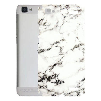 VIVO Z/V/X/T/U/S Series Phone Skins (All Models) - Black and White Marble Texture - 3D Embossed Finish (L-124) Vivo V1 Max