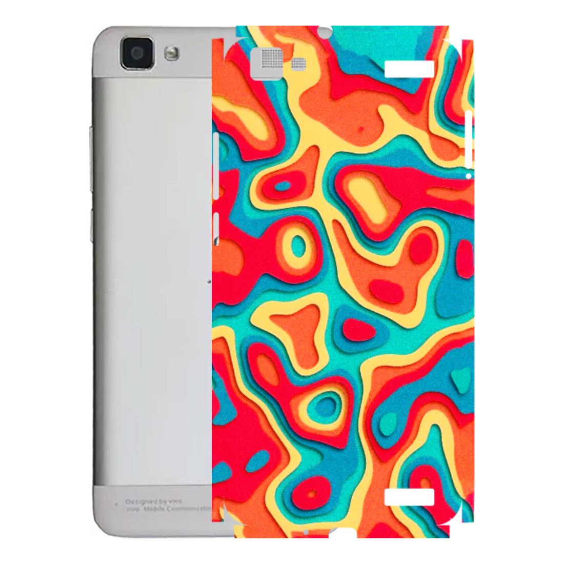 VIVO Z/V/X/T/U/S Series Phone Skins (All Models) - Abstract Swirl - 3D Embossed Finish (L-150) Vivo V1 Max