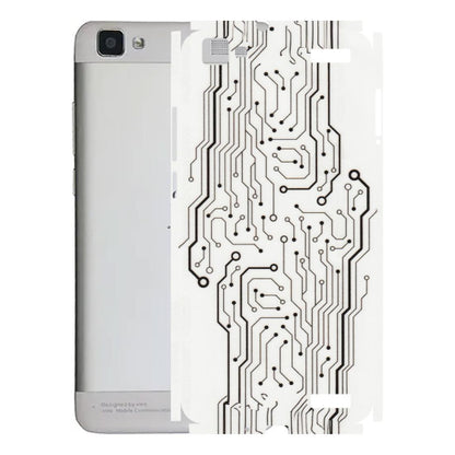 VIVO Z/V/X/T/U/S Series Phone Skins (All Models) - Tech Circuits - Transparent Finish (T-03) Vivo V1 Max