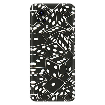 VIVO Z/V/X/T/U/S Series Phone Skins (All Models) - Big Black Dices - 3D Embossed Finish (L-106) Vivo V20