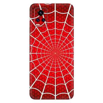 VIVO Z/V/X/T/U/S Series Phone Skins (All Models) - Classic Spidey Web - 3D Embossed Finish (L-115) Vivo V20