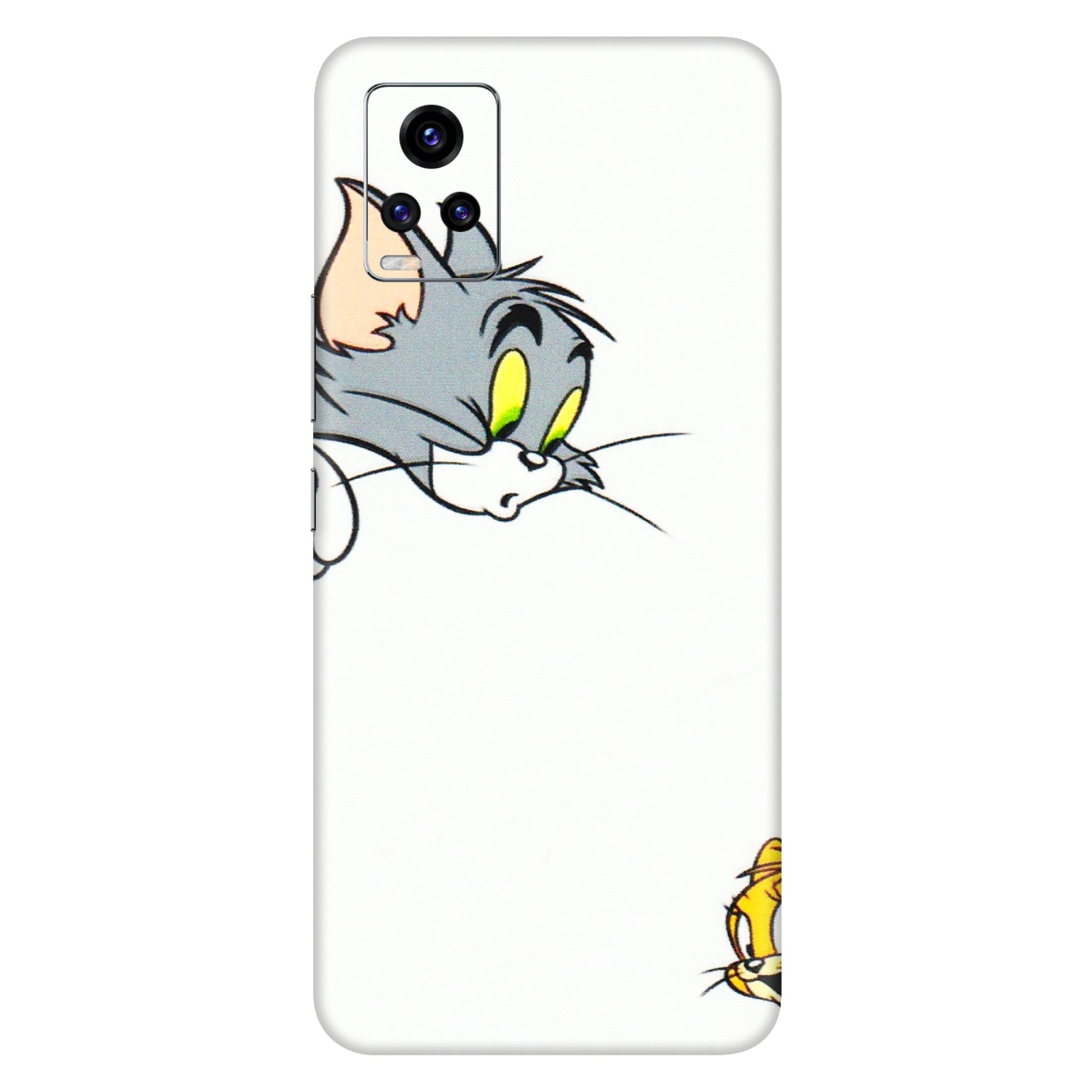 VIVO Z/V/X/T/U/S Series Phone Skins (All Models) - Cute Tom And Jerry - 3D Embossed Finish (L-220) Vivo V20
