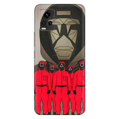 VIVO Z/V/X/T/U/S Series Phone Skins (All Models) - Squid Game Hero - 3D Embossed Finish (L-245) Vivo V20
