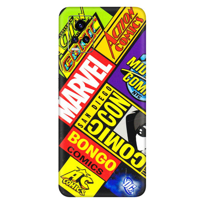 VIVO Z/V/X/T/U/S Series Phone Skins (All Models) - Bongo Comic Con - 3D Embossed Finish (L-325) Vivo V20