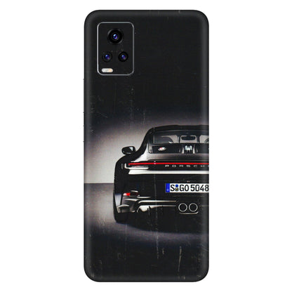 VIVO Z/V/X/T/U/S Series Phone Skins (All Models) - New Black Porsche GT3 - 3D Embossed Finish (L-327) Vivo V20