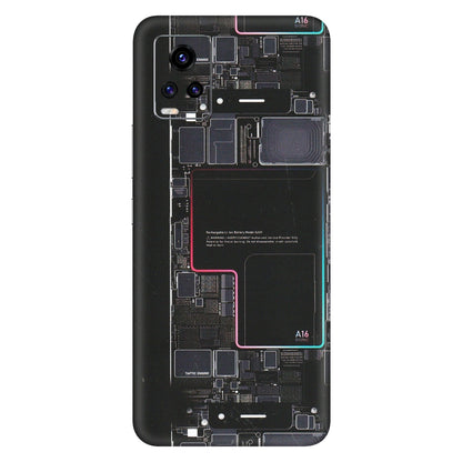 VIVO Z/V/X/T/U/S Series Phone Skins (All Models) - Motherboard Circuit Layout - Matte Finish (M-117) Vivo V20