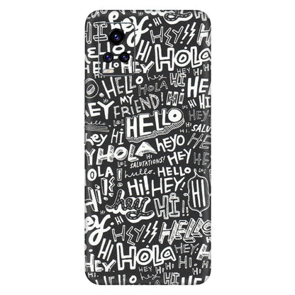 VIVO Z/V/X/T/U/S Series Phone Skins (All Models) - Hi Hello Doodles - Matte Finish (M-25) Vivo V20
