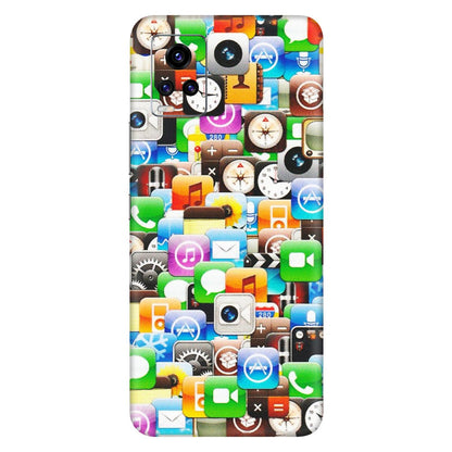 VIVO Z/V/X/T/U/S Series Phone Skins (All Models) - All Apple Icons - Matte Finish (M-93) Vivo V20