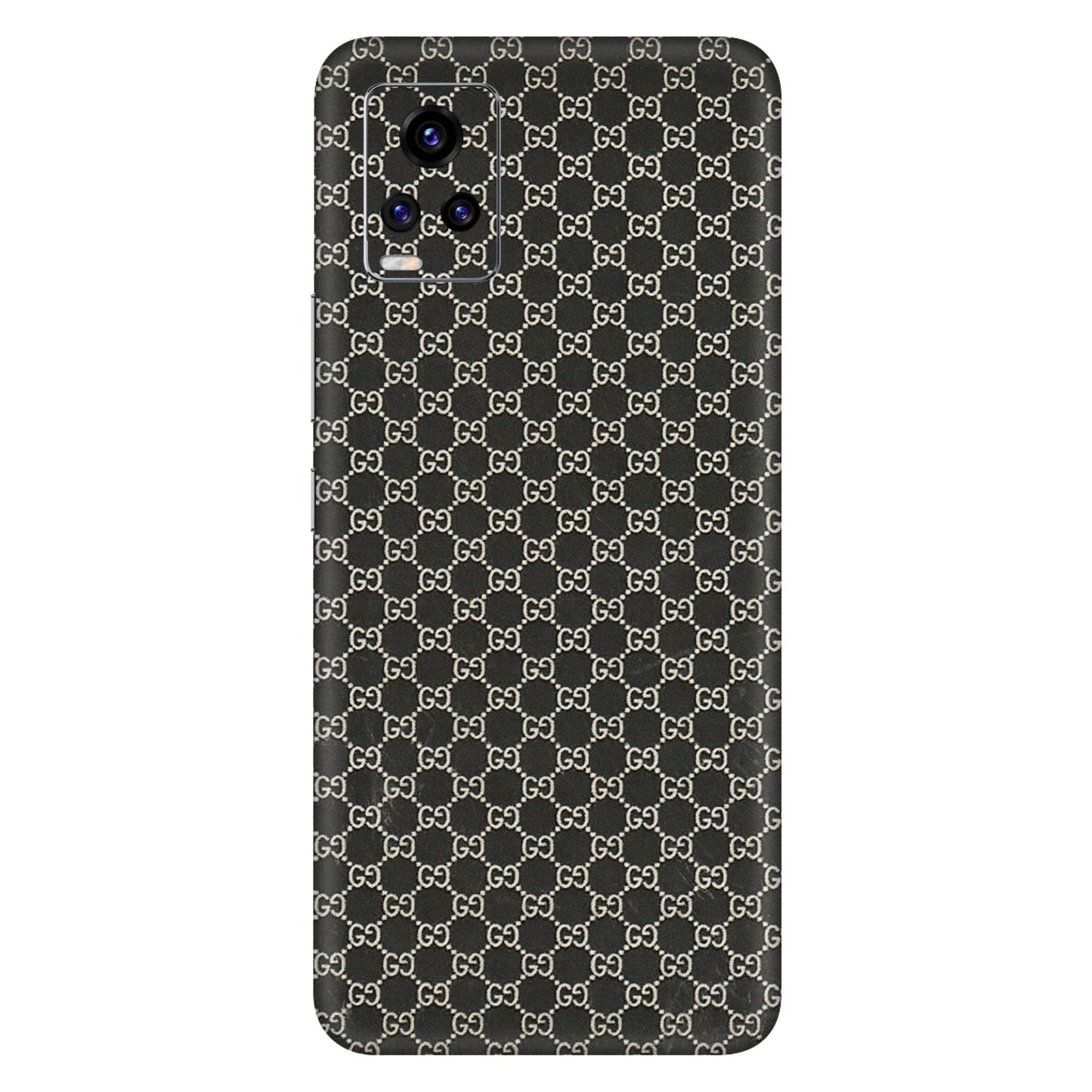 VIVO Z/V/X/T/U/S Series Phone Skins (All Models) - Black G Print - 3D Embossed Finish (L-109) Vivo V20 Pro