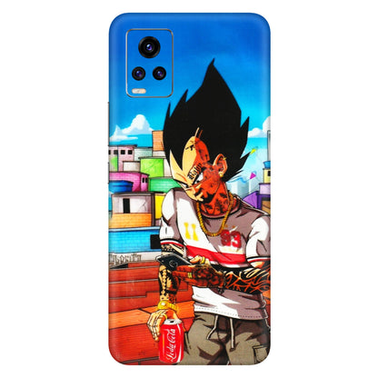 VIVO Z/V/X/T/U/S Series Phone Skins (All Models) - Vegeta - 3D Embossed Finish (L-136) Vivo V20 Pro