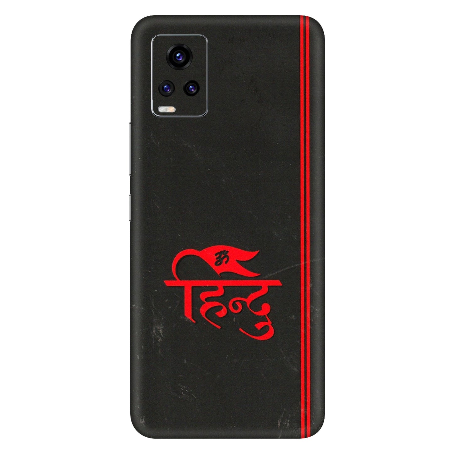 VIVO Z/V/X/T/U/S Series Phone Skins (All Models) - Hindu Black - 3D Embossed Finish (L-153) Vivo V20 Pro