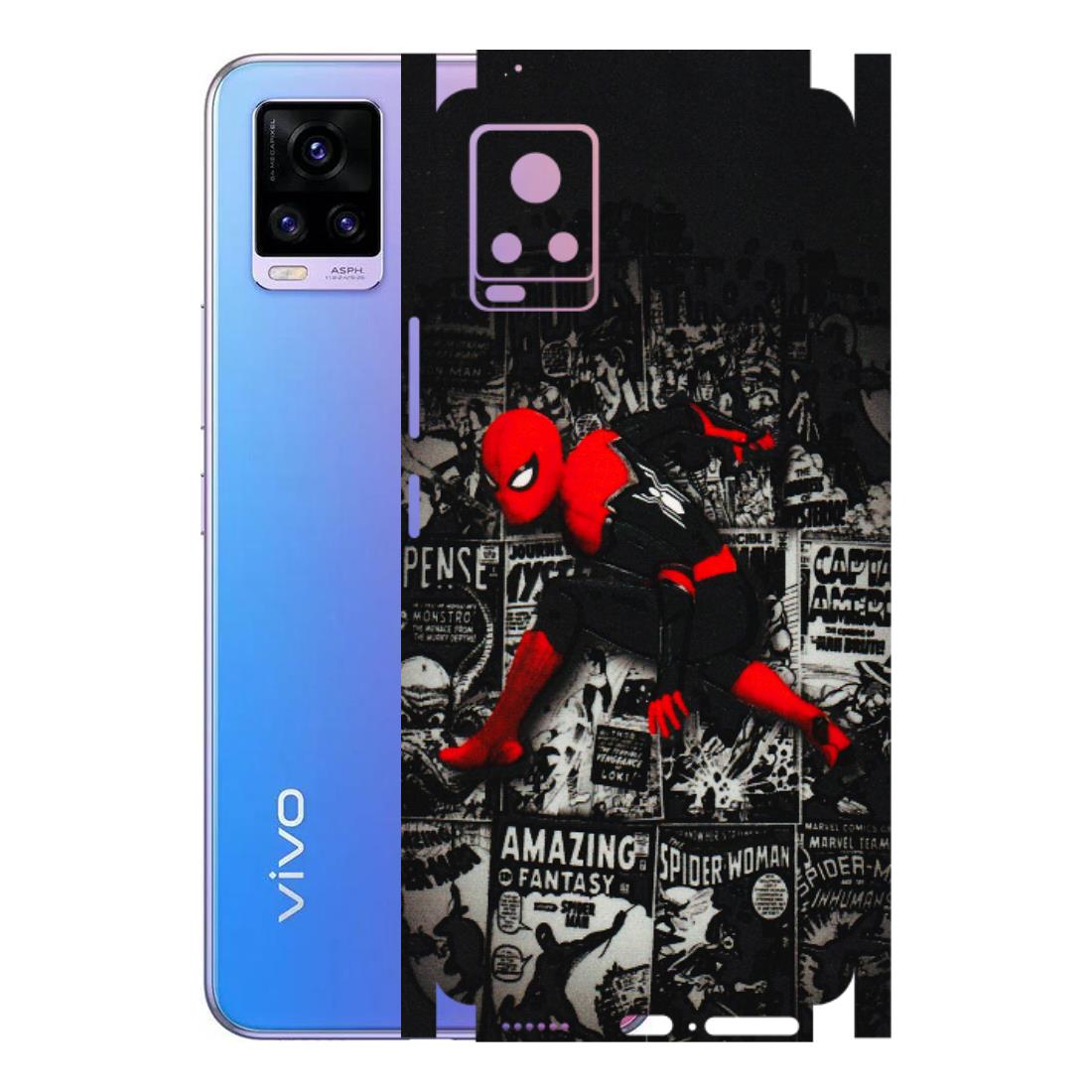 VIVO Z/V/X/T/U/S Series Phone Skins (All Models) - SpiderMan New - 3D Embossed Finish (L-162) Vivo V20 Pro