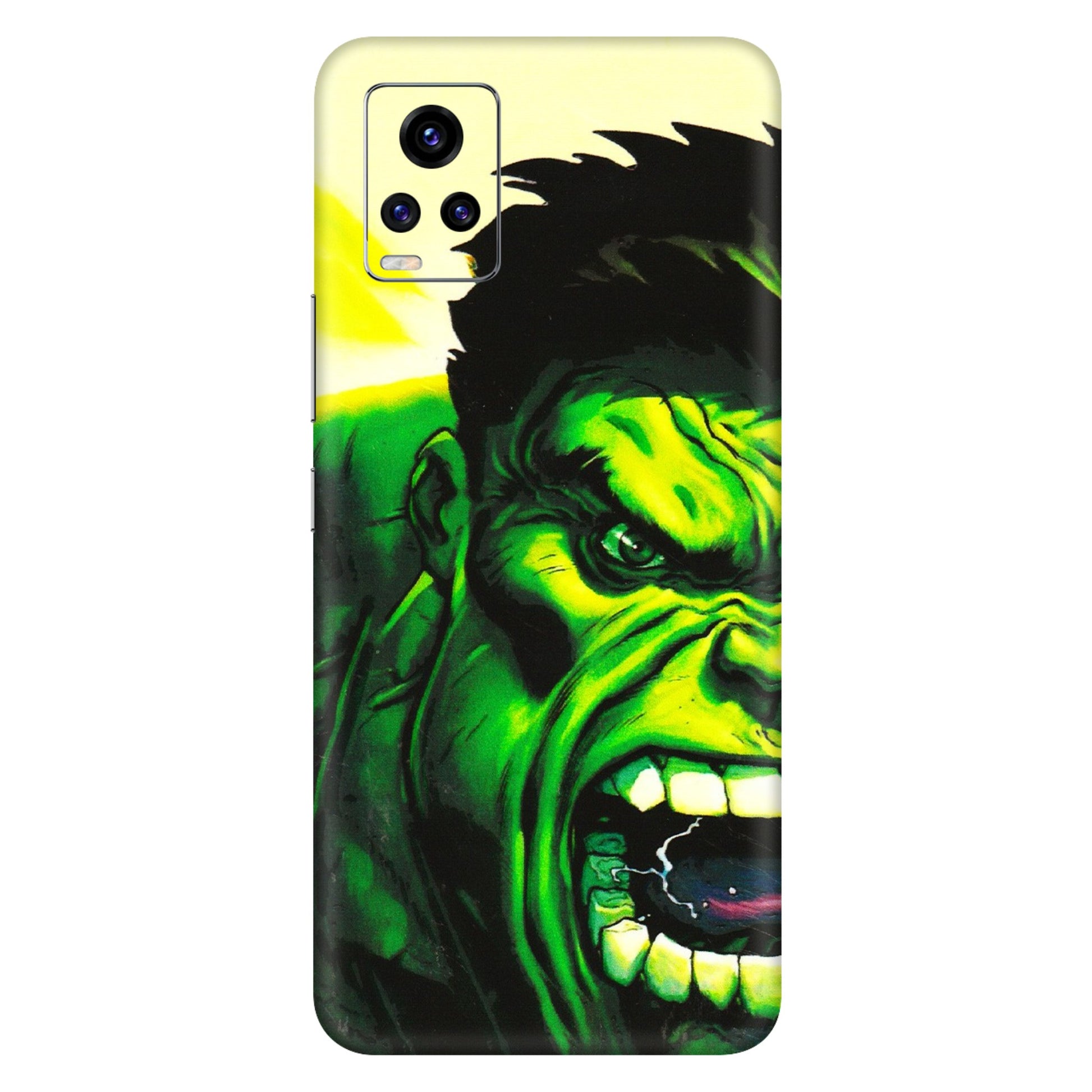 VIVO Z/V/X/T/U/S Series Phone Skins (All Models) - Hulk - 3D Embossed Finish (L-180) Vivo V20 Pro