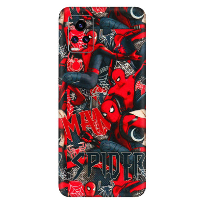 VIVO Z/V/X/T/U/S Series Phone Skins (All Models) - SpiderMan Cool - 3D Embossed Finish (L-188) Vivo V20 Pro
