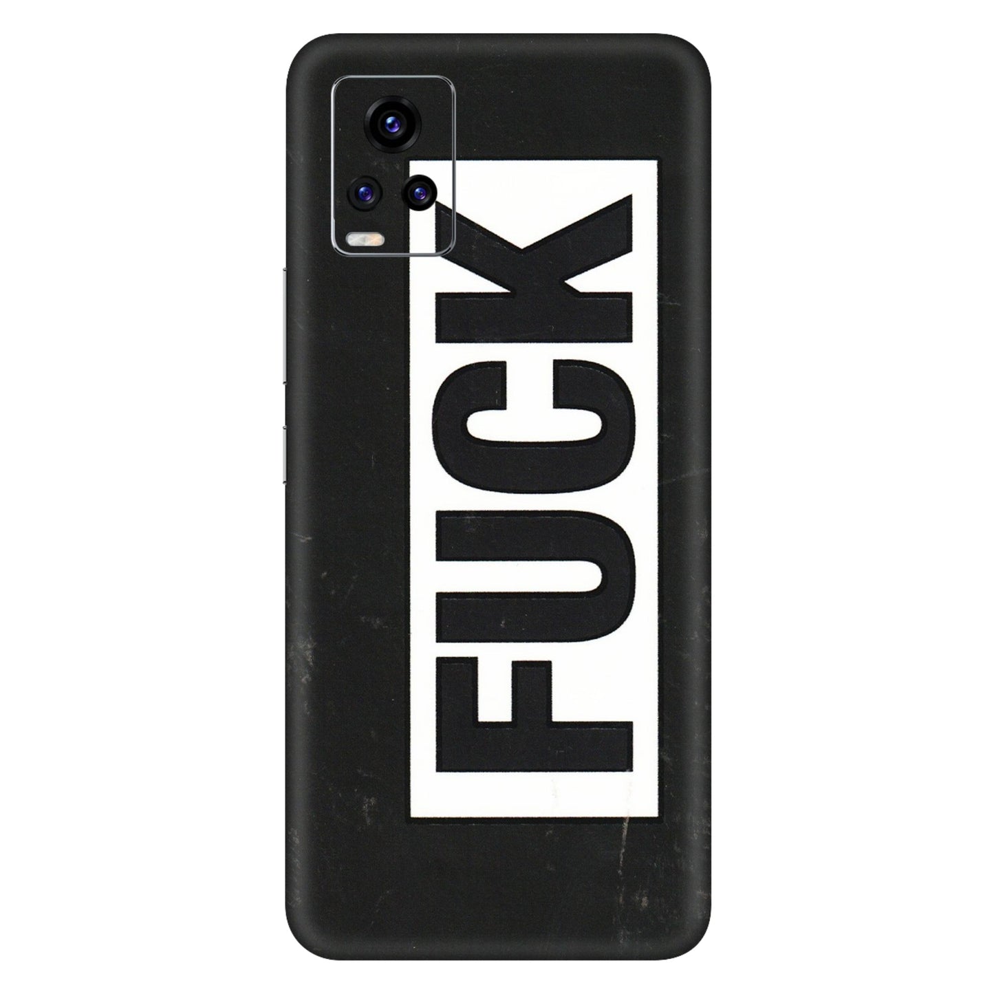 VIVO Z/V/X/T/U/S Series Phone Skins (All Models) - The F Word - 3D Embossed Finish (L-255) Vivo V20 Pro