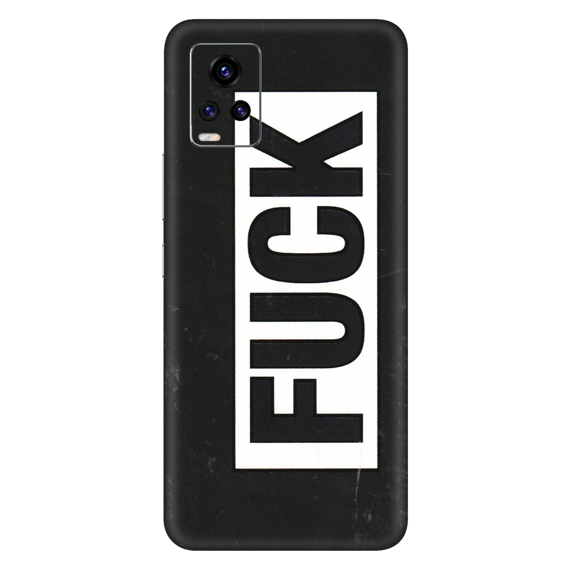 VIVO Z/V/X/T/U/S Series Phone Skins (All Models) - The F Word - 3D Embossed Finish (L-255) Vivo V20 Pro