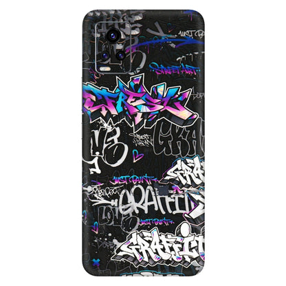 VIVO Z/V/X/T/U/S Series Phone Skins (All Models) - Graffiti Killer - 3D Embossed Finish (L-274) Vivo V20 Pro