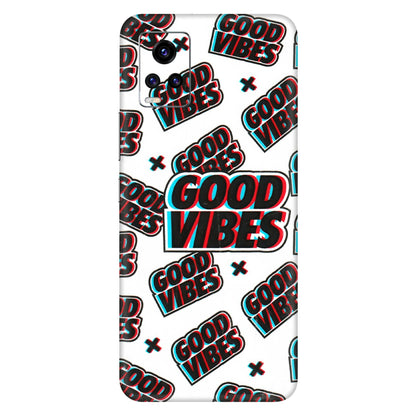 VIVO Z/V/X/T/U/S Series Phone Skins (All Models) - Good Vibes - 3D Embossed Finish (L-282) Vivo V20 Pro