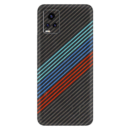VIVO Z/V/X/T/U/S Series Phone Skins (All Models) - Carbon BM - 3D Embossed Finish (L-302) Vivo V20 Pro