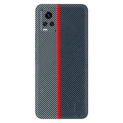 VIVO Z/V/X/T/U/S Series Phone Skins (All Models) - Blue Sober Lines - 3D Embossed Finish (L-305) Vivo V20 Pro
