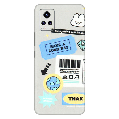 VIVO Z/V/X/T/U/S Series Phone Skins (All Models) - Will Be Okay Design - 3D Embossed Finish (L-316) Vivo V20 Pro