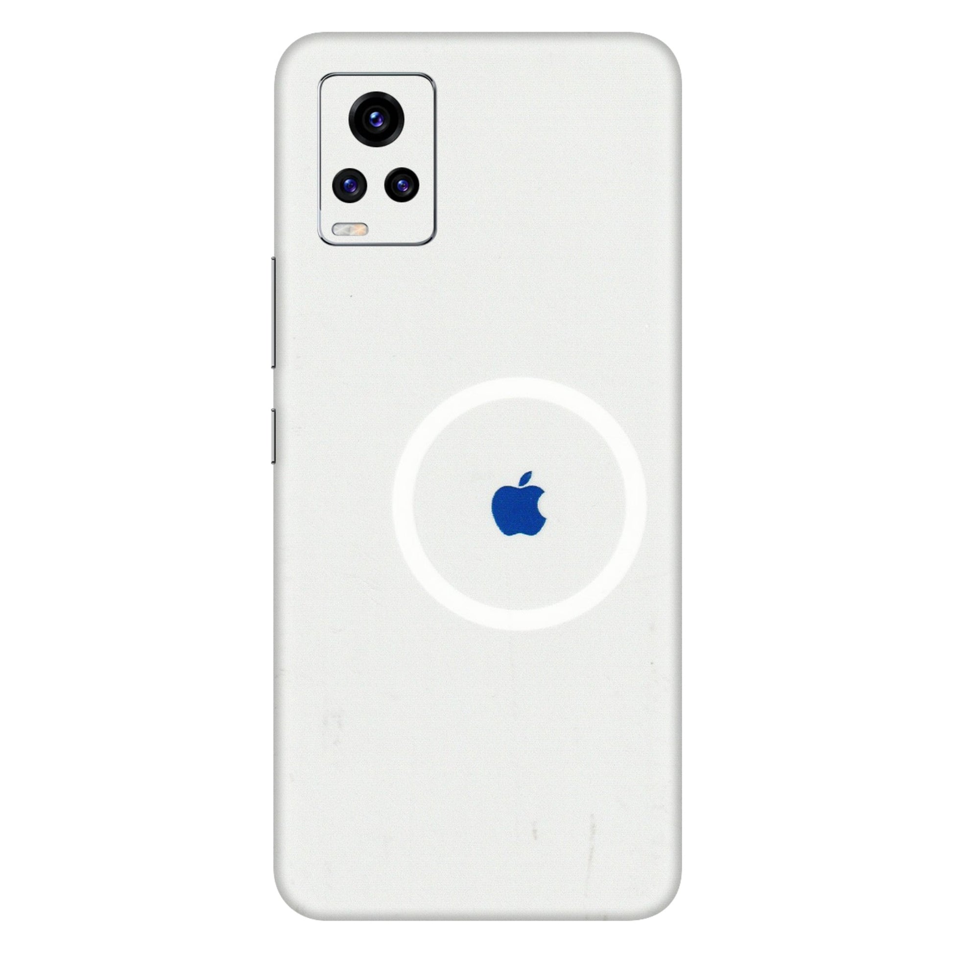 VIVO Z/V/X/T/U/S Series Phone Skins (All Models) - iPhone Magsafe Logo - 3D Embossed Finish (L-320) Vivo V20 Pro
