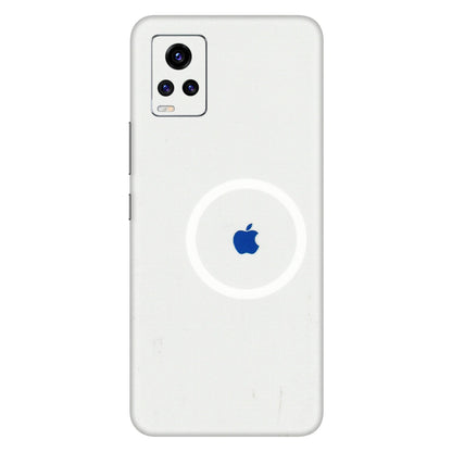 VIVO Z/V/X/T/U/S Series Phone Skins (All Models) - iPhone Magsafe Logo - 3D Embossed Finish (L-320) Vivo V20 Pro